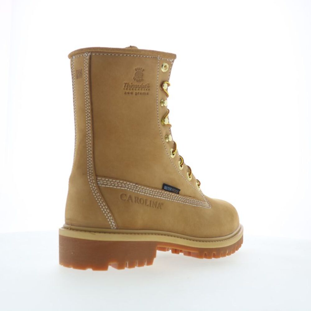 Carolina Mens 8" Steel Toe Waterproof Insulated Boot Beige Boots (NWT) - Picture 7 of 7